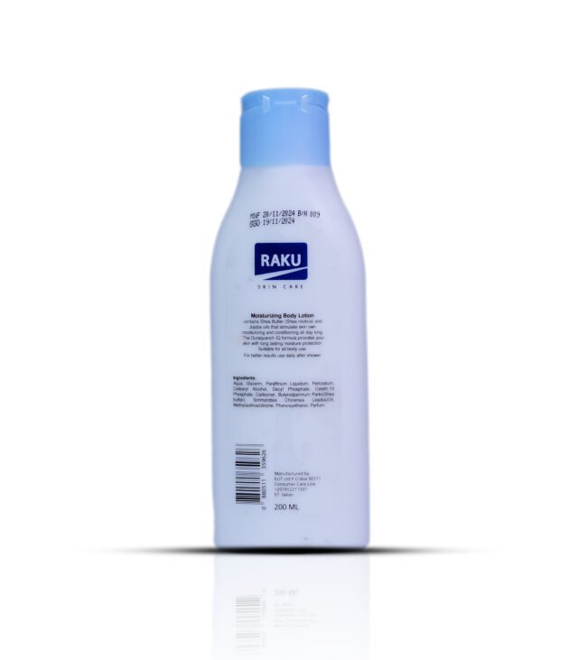 Raku Skin Care Moisturising body lotion 200ml - Image 2